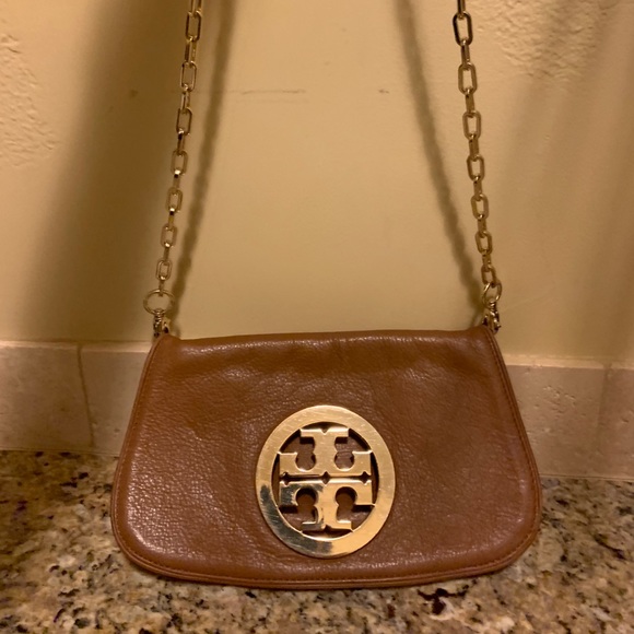 Tory Burch Handbags - Authentic Tory Burch Camel Crossbody Purse